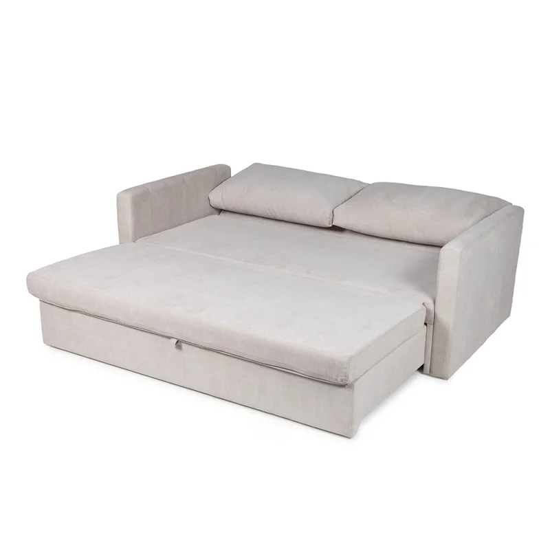 Sofá Cama Wey - Tela Microfibra - Kruger 02-152 (Beige) en Beige - Sillones y sofás, Uruguay | Nyr, vista 8