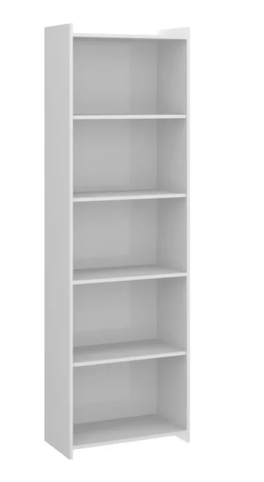 BIBLIOTECA MAREA 5 ESTANTES BLANCO 3114/700 en Blanco - Bibliotecas, Uruguay | Alfa Ventas, vista 2