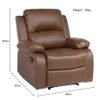 Sillon reclinable 1 cuerpo en Marrón - Sillones y sofás, Uruguay | La Cueva Muebles, vista 11 de 16