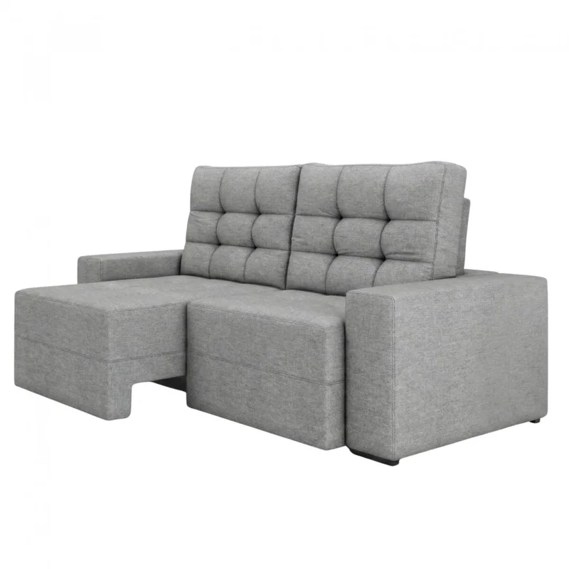 Sillón Cama Reclier Pequim 2 Cuerpos - Extensible - Gris en Gris - Sillones y sofás, Uruguay | Rústico Hogar, vista 4