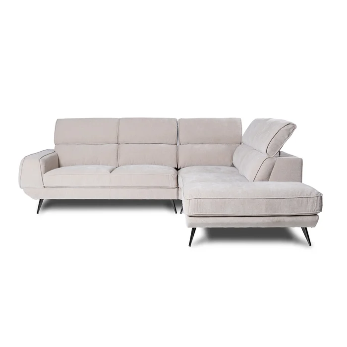 Rinconera Versatile - Tela Microfibra - Chaise Derecho - 6686-4 Beige en Beige - Sillones y sofás, Uruguay | NYR, vista 2