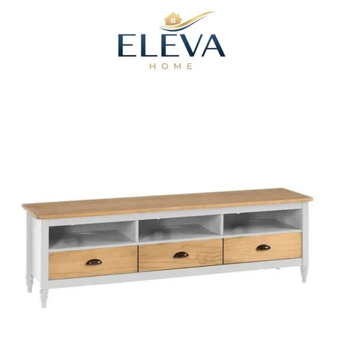 Rack Tv Vintage Iryna Color Blanco - Muebles para TV, Uruguay | Nario Hogar