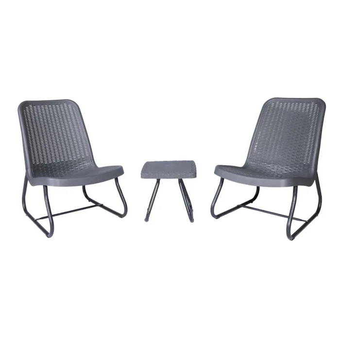 Set De Terraza Polipropileno Gris Brisa en Gris - Muebles para el exterior, Uruguay | Divino, vista 2
