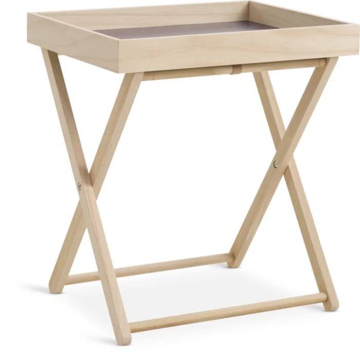 Mesa auxiliar SERUP 40x52 natural en Madera natural - Mesas de arrimo, Uruguay | JYSK