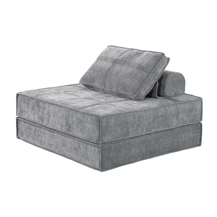Sofá Cama 1 Cuerpo Espuma Gris Bruma en Gris - Sillones y sofás, Uruguay | Divino, vista 2