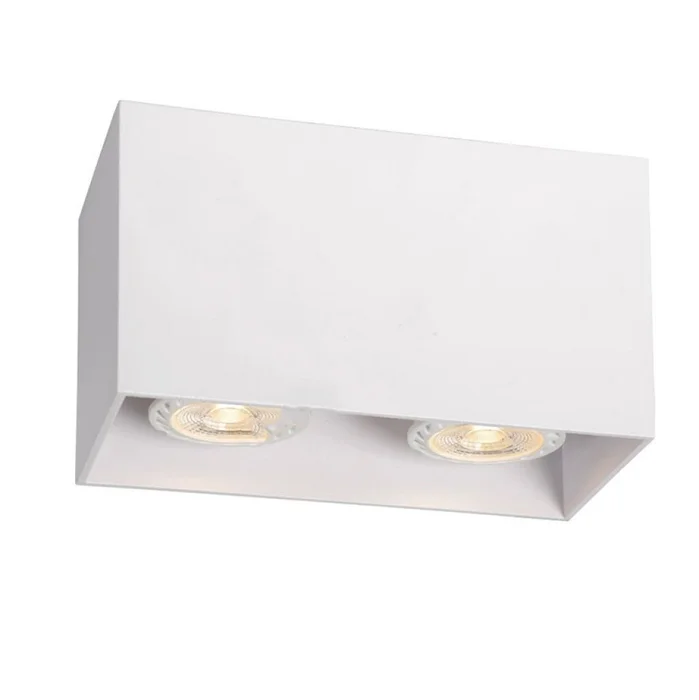 Luminaria de techo Prisma Doble Downlight en Blanco - Lámparas colgantes, Uruguay | Serlux