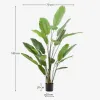 Planta artificial Banano con maceta negra 210 cm en Negro - Macetas, Uruguay | Kavehome, vista 4 de 4
