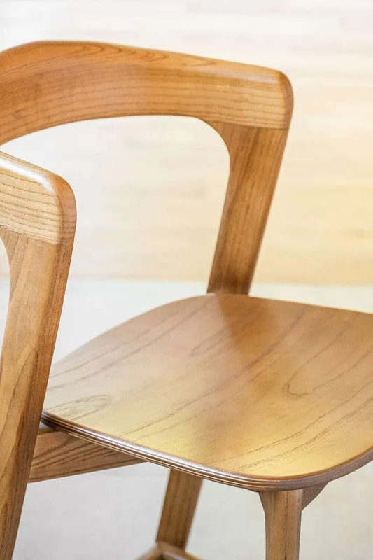 SILLA DE BAR BONHAM - MIEL en Madera natural - Sillas, Uruguay | La Iberica, vista 9