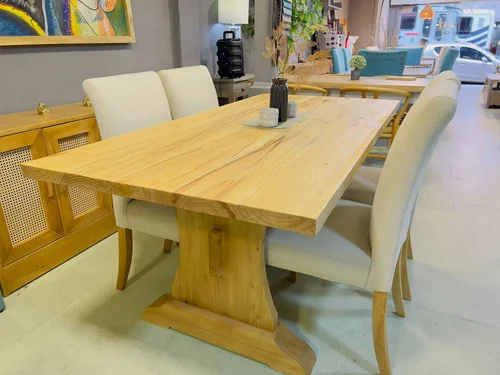 Juego Comedor Madera Maciza Campo Ozark 140x85 4 Sillas A Eleccion en Madera natural - Mesas de comedor, Uruguay | Ozark Home, vista 2