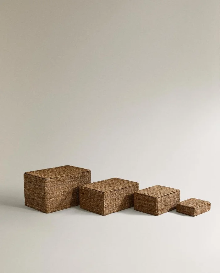 CESTA SEAGRASS TAPA - Canastos, Uruguay | Zara Home, vista 2