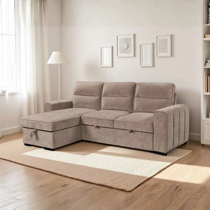 Rinconera Saona - Chaise intercambiable - Tela Microfibra - 410 (Tostado) en Beige - Sillones y sofás, Uruguay | NYR