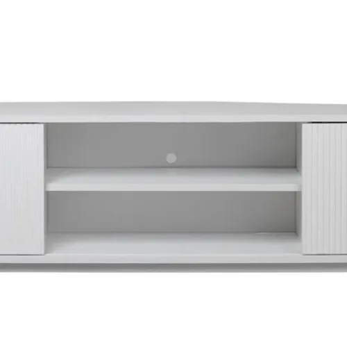 Rack SPACE Blanco 2.00 m en Blanco - Muebles para TV, Uruguay | Finkel