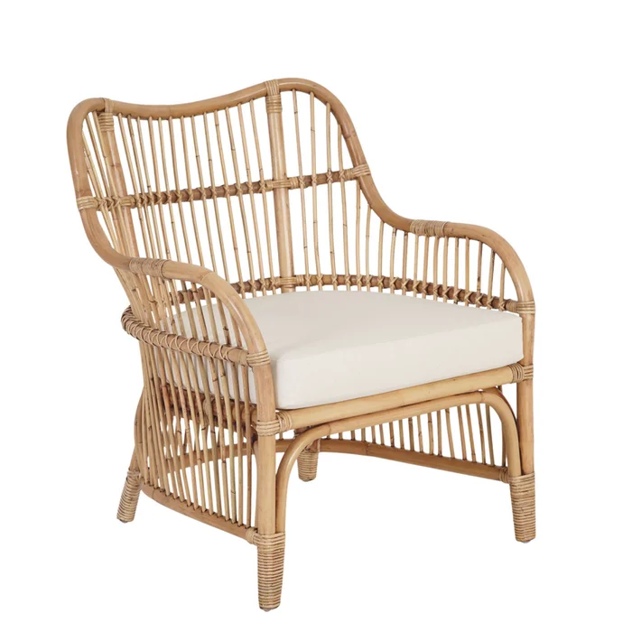 Butaca Rattan Natural-beige Kona Natural en Madera natural - Sillones y sofás, Uruguay | Divino, vista 2