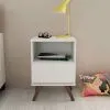 Mesa De Luz Linea Retro Living Dormitorio 1 Cajon Ng Rt3019 en Negro - Butacas, banquetas y puffs, Uruguay | Soy Hogar, vista 2 de 12