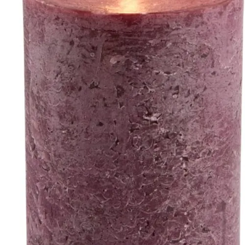 Vela pilar RENE Ø7xH10cm marrón - Velas y Portavelas, Uruguay | JYSK