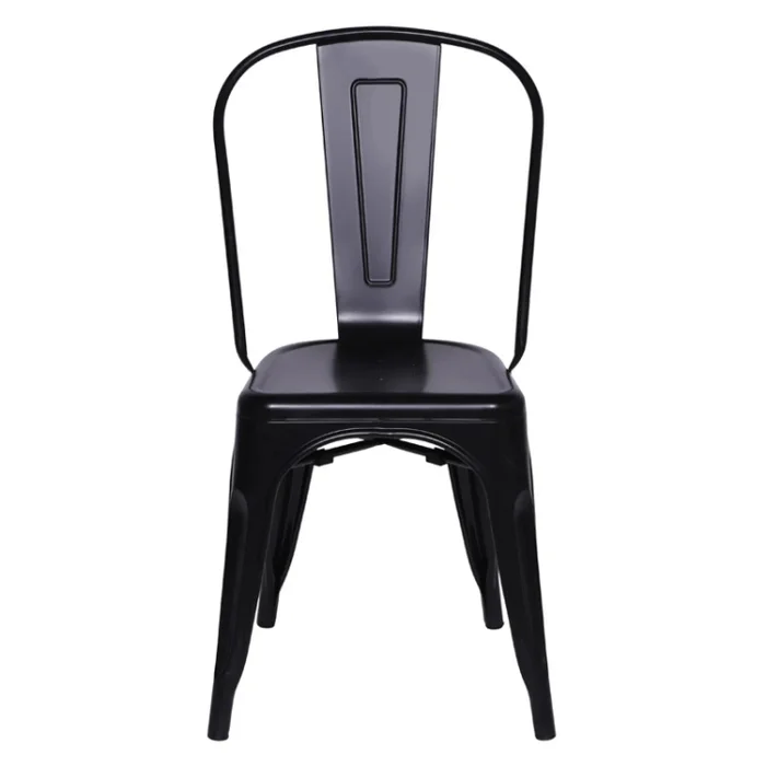 Silla Metálica Tolix - Negro en Negro - Sillas, Uruguay | Ecowood, vista 5