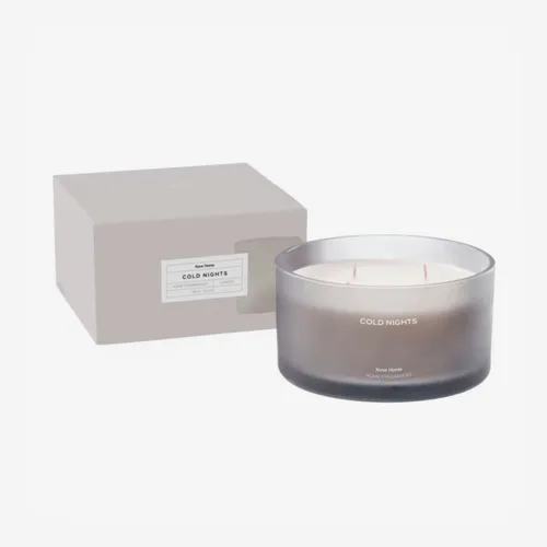 Vela aromática Cold Nights gris 600 gr en Gris - Velas y Portavelas, Uruguay | Kavehome