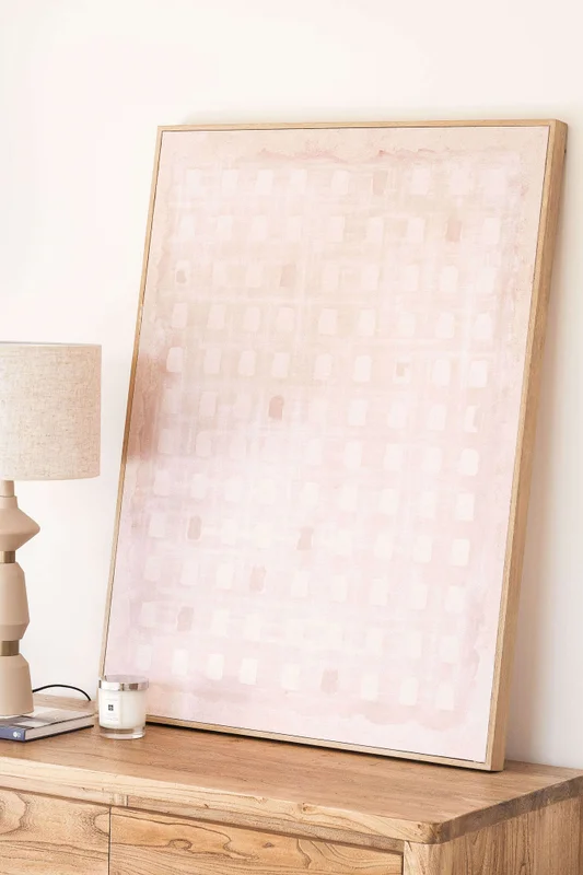 CUADRO PAZ - 1.00 X 0.75 MTS en Rosa - Decoración de pared, Uruguay | La Iberica, vista 8