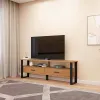 Rack para tv F42 180CM Industrial 100% MDF - Linea Factory - Muebles para TV, Uruguay | Balton, vista 4 de 5