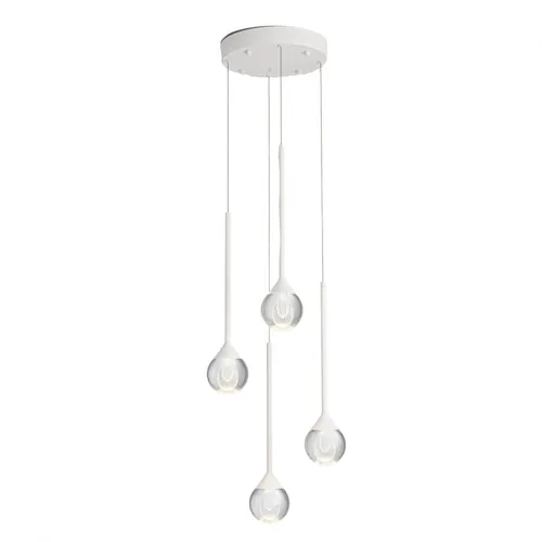 Colgante led de suspender con 4 esferas flotantes 20W en Blanco - Lámparas colgantes, Uruguay | Iluminica