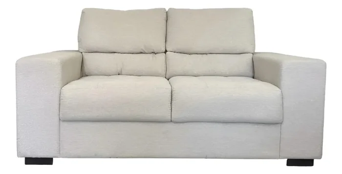 SOFA 2 CUERPOS - TELA RUSTICA CLARA en Beige - Sillones y sofás, Uruguay | Champagne Home, vista 2