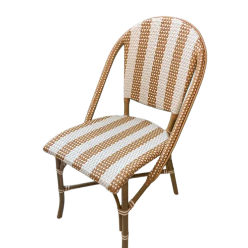 SILLA ALUMINIO/RATTAN SINTÉTICO BEIGE en Multicolor - Sillas, Uruguay | Sentido Jose Ignacio