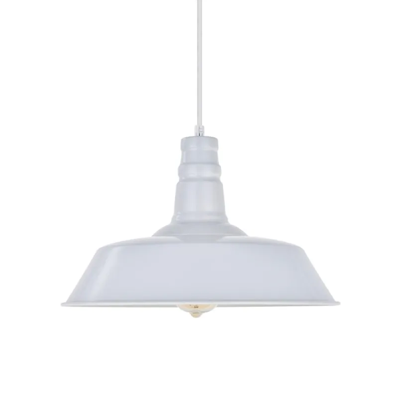 Lámpara Colgante Vintage Bell Blanco ø 36cm en Blanco - Lámparas colgantes, Uruguay | Serlux