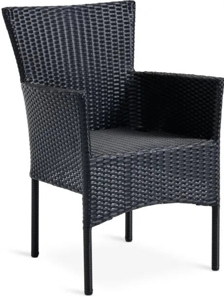 Silla apilable AIDT negro en Negro - Muebles para el exterior, Uruguay | JYSK
