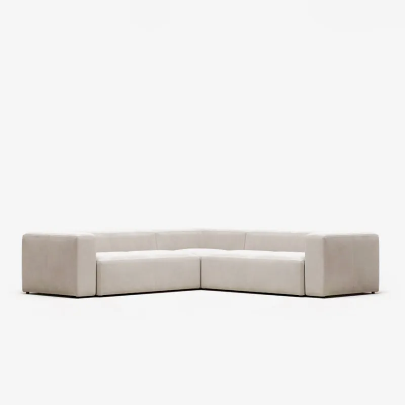 Sofá rinconero Blok 4 plazas beige 290 x 290 cm en Beige - Sillones y sofás, Uruguay | Kavehome