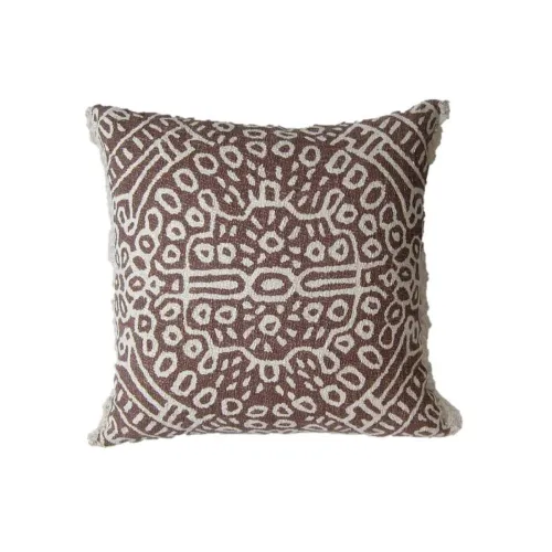 Almohadón Marrón Lino Y Algodón Eros en Marrón - Textiles, Uruguay | Divino