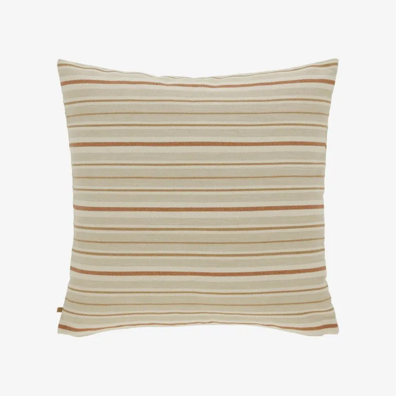 Almohadón Sydelle 60 x 60 cm de rayas - beige en Beige - Textiles, Uruguay | Kavehome