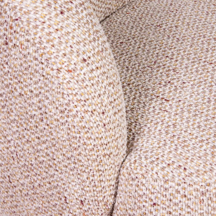 Butaca Giratoria Tela Multicolor Harp Multicol en Beige - Sillones y sofás, Uruguay | Divino, vista 4