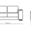 Sillon 2 Cuerpos Sofa Living Oxford Beige en Beige - Aparadores y recibidores, Uruguay | Soy Hogar, vista 2 de 6