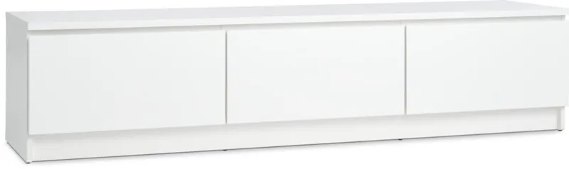 Mueble TV LIMFJORDEN 2 cajones 1 puerta blanco en Blanco - Muebles para TV, Uruguay | JYSK