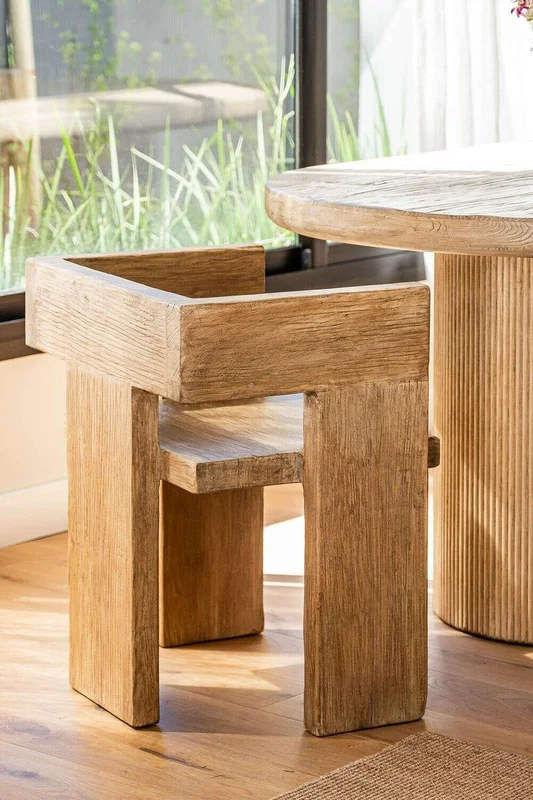 SILLA / BUTACA ESCULTURA - OLMO en Madera natural - Butacas, banquetas y puffs, Uruguay | La Iberica, vista 8