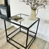 Mesa Auxiliar De Metal Aria Glass - Mesas de arrimo, Uruguay | Treehouse Deco, vista 3 de 4