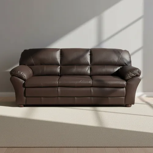 Sillón 3 Cuerpos Cuero Marron Florencia Choc. en CHOC. - Sillones y sofás, Uruguay | Divino