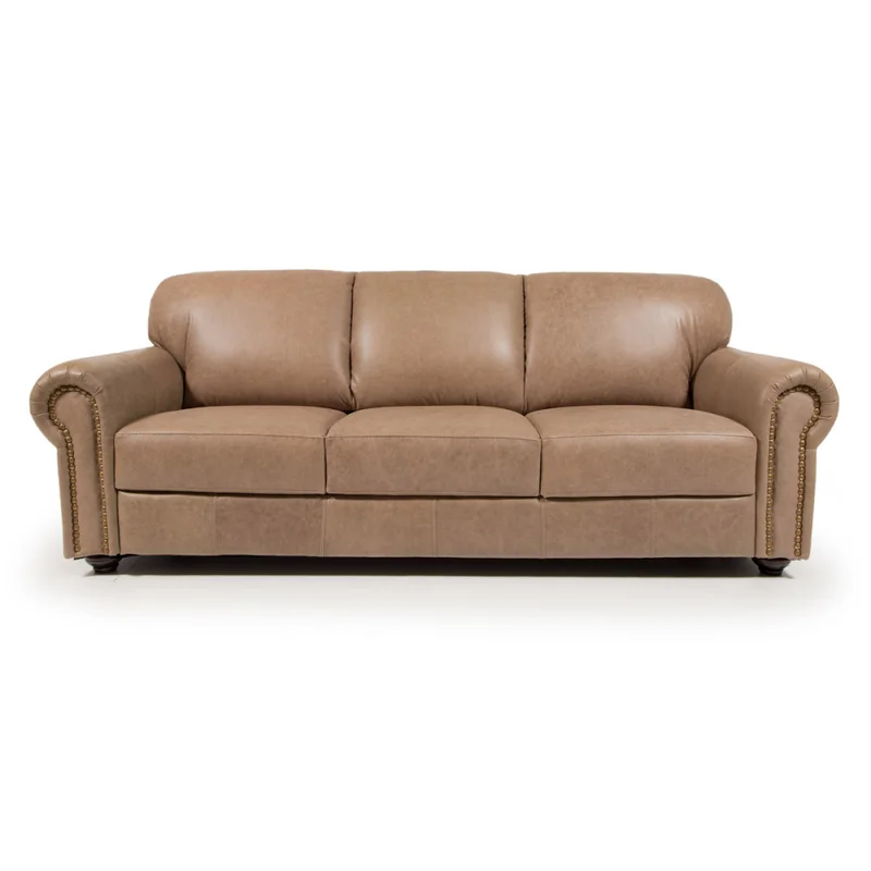 Sofá Elite - Cuero Natural - 3 cuerpos - A fabricar en Marrón - Sillones y sofás, Uruguay | Nyr, vista 4