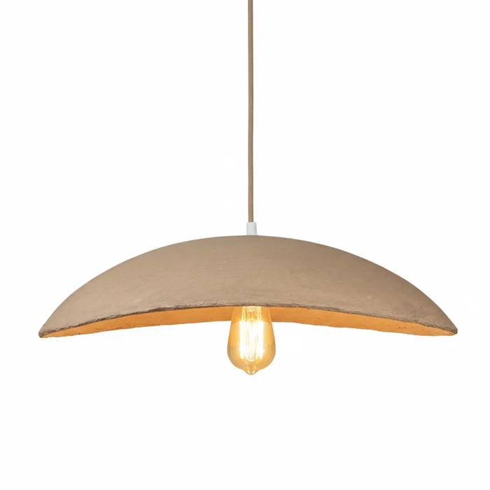 Lámpara de techo Papel maché Marrón Cosmos Taupe en Beige - Lámparas colgantes, Uruguay | Le Blanc, vista 2