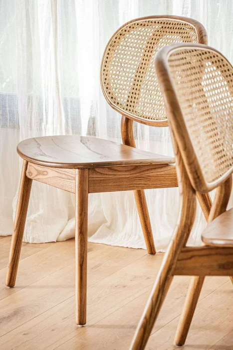SILLA VILA - OLMO MIEL en Amarillo - Sillas, Uruguay | La Iberica