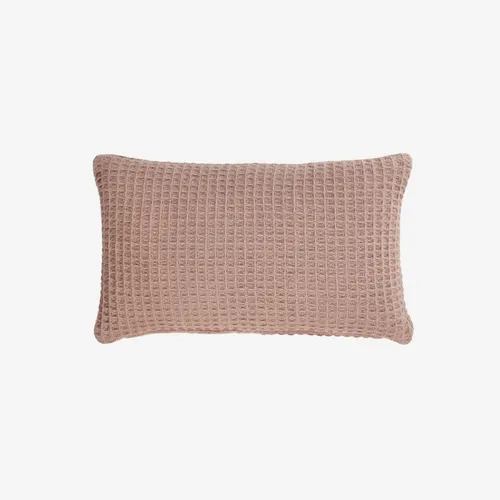 Almohadón Shallowy 100% algodón - rosa 30 x 50 cm en Rosa - Textiles, Uruguay | Kavehome