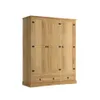 Ropero 3 Puertas - Madera Maciza - Línea Monterrey - Natural - Roperos y placares, Uruguay | Ecowood, vista 1 de 4