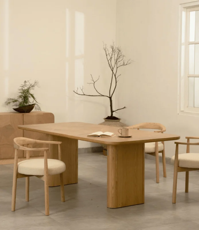 MESA COMEDOR BAKERS NEW LAURA en Madera natural - Mesas de comedor, Uruguay | Masinfinito Casa, vista 3
