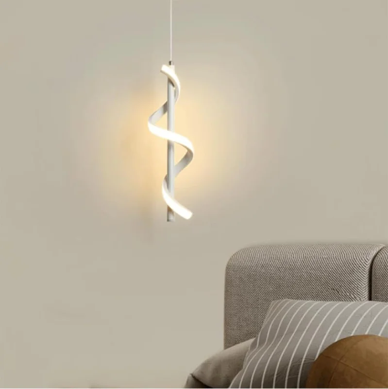 Lámpara Colgante LED Ribeiro Blanco en Blanco - Lámparas colgantes, Uruguay | Serlux, vista 4