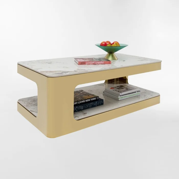 MESA DE CENTRO NUBE DUO Blanco Medium en Blanco SKU - Mesas de comedor, Uruguay | Viasono, vista 2