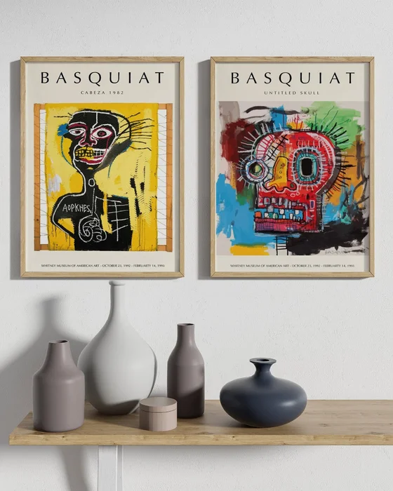 Basquiat N.04 en Multicolor - Láminas, Uruguay | La Cuadrería