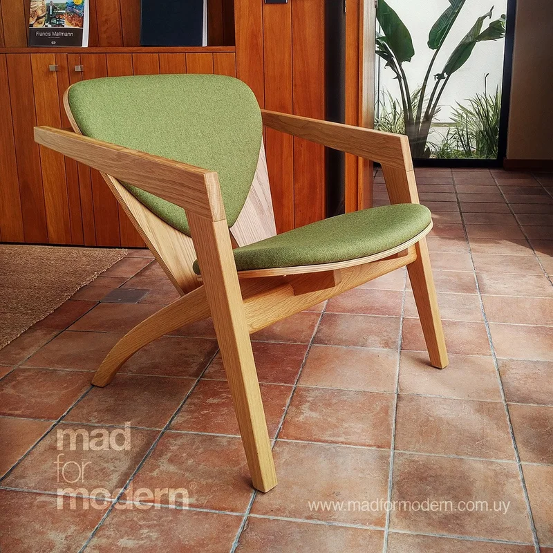 Butterfly Chair | Hans Wegner en Madera natural - Butacas, banquetas y puffs, Uruguay | Mad for Modern, vista 6