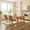 Mesa de comedor Nilo Madera maciza 180 cm - Línea Serena en Madera natural - Mesas de comedor, Uruguay | Ecowood, vista 3 de 6