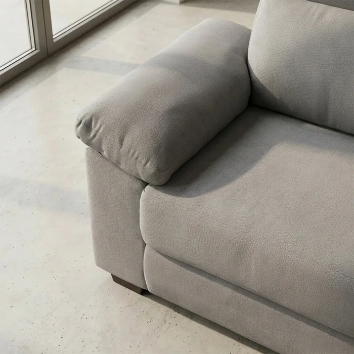Sofá Owen - Tela Microfibra - 3 cuerpos - 12091 (Gris) en Gris - Sillones y sofás, Uruguay | Nyr, vista 5