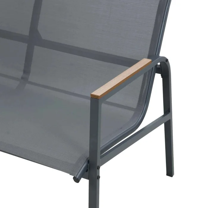 Set de Living Exterior - Acero y Tela en Gris - Muebles para el exterior, Uruguay | Ecowood, vista 4